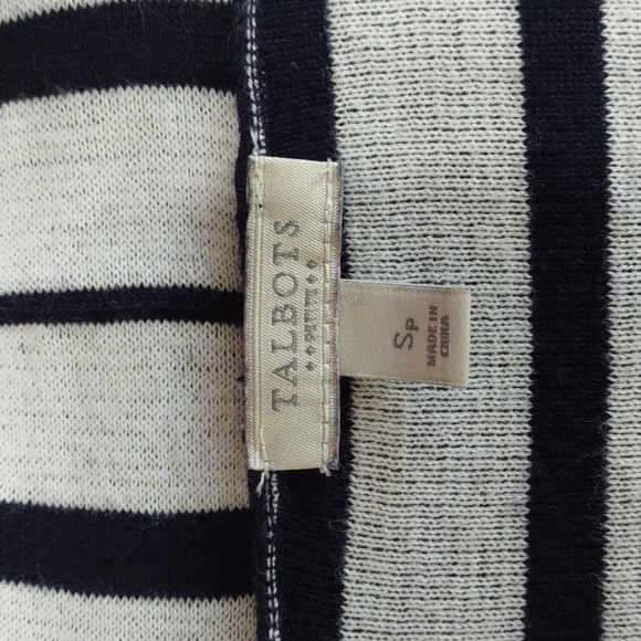 Talbot's Cotton/Nylon Knit Cardigan Style Jacket - Picture 4 of 5